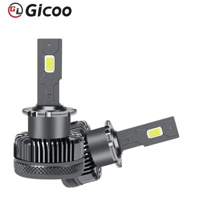 China New GICOO high power aluminum xenon bulbs D3s led headlight D series led canbus led light d2s d3s d4s d8s HID xenon car bulb 55W for sale