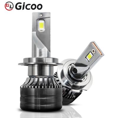 China Aluminum 9005 LED auto headlight 9006 H4 H11 H7 LED light 6000K for universal car led headlight canbus for sale