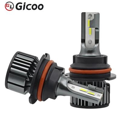 China GICOO 10000LM Aluminum Super Bright 9005 9006 H11 Auto Led Bulbs H7 H4 Car H11 Led Headlight New Design CSP Led Headlight for sale