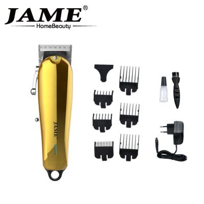 China Blade Trimming Rechargeable Hair Clippers Button And Hook Bottom Professional Hair Trimmer Cordless Men's Hair Trimmer for sale