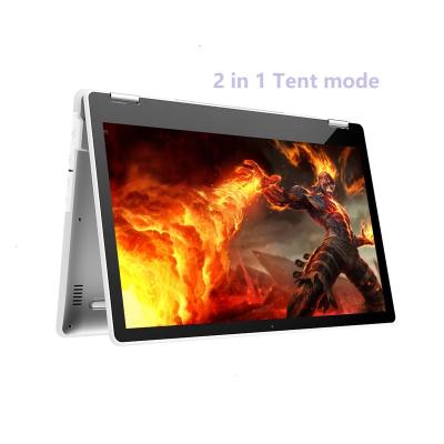 China FHD J4205 Quad Core RAM 6GB SSD 512GB 2.0M Camera 2.4G&5G WiFi BT Win 10 Win 10 In 1 Convertible Touchscreen Laptop 13.3