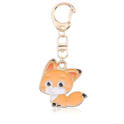 China Wholesale Cute Metal Plating Custom Manufacturers Bulk Enamel Hard Metal Key Chain for sale