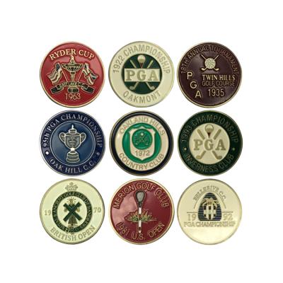 China Wholesale Unique Metal Cheap Bulk Custom Golf Sport Ball Marker for sale