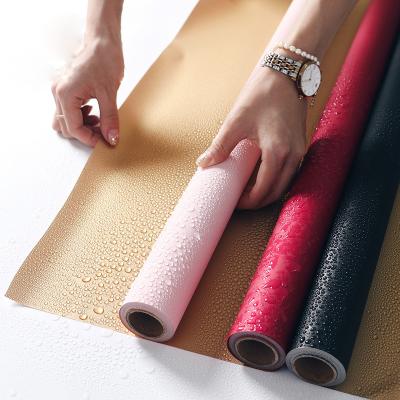 China Rose Bouquet Wrap Gold Wrapping Paper Roll Christmas Waterproof Valentine's Day Gift For Flower for sale