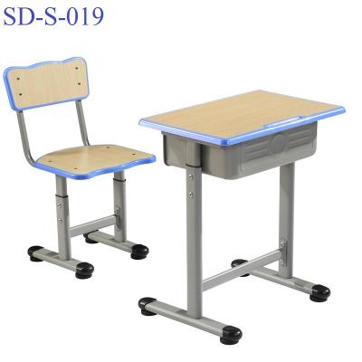 China School Sets High Quality Adjustable School Classroom Study Desk And Student Chair Set SD-S-019 for sale