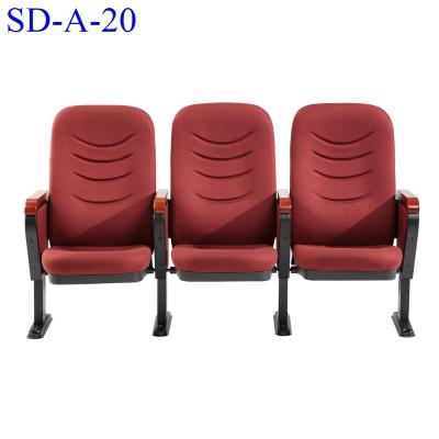 China Economic Cheap Theater Furniture No.SD-A-20 Price Auditorium Seat Commercial Metal Legs Furniture For Sale for sale