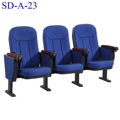 China No.SD-A-23 Modern High Quality Conference Furniture Theater Auditorium Attendance Chair With Notepad for sale