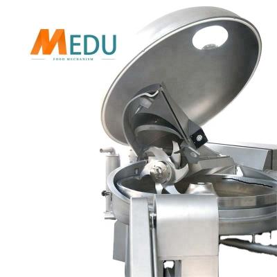 China Independent Research and Development Small Vegetable Meat Cleaver Cutter Slicer Cleaver Sausage Making Electric Meat Bowl Cutter Machine for sale