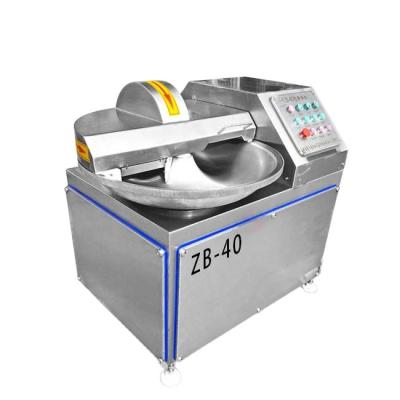 China Independent Research and Development Automatic Sausage Meat Emulsify Bowl Cutter Electric Meat Making Machine Price ZB-40 80 Malaysia for sale