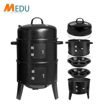 China Easily Assembled Outdoor Kitchen BBQ Grill Campfire Stove Parrilla Barbacoa Grill Tools Wood Pellet Asado Grill for sale