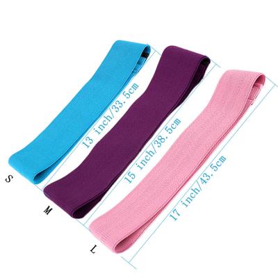 China Durable QHTP Logo Printed  Exercise for Legs Glutes Booty Hip  Resistance Bands Butt Exercise Hip Circle Band for sale