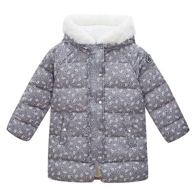 China 2021 Anti-wrinkle Odm&Oem Custom Kids Clothes Wears Hooded Winter Baby Filler Jacket Girls Warm Coats for sale