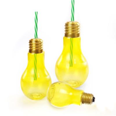 China Viable Hot Selling High Quality Bulb Cup With Lids And Straws for sale