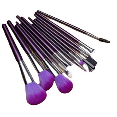 China Professional Non-Toxic Silky Smudge Brush Fashion Popular Harmless Easy To Clean New Hot Selling 16pcs Purple Makeup Brush Set for sale