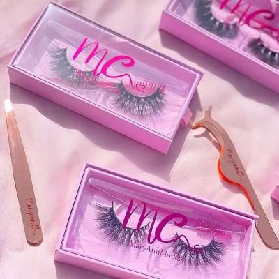 China Deeply Best Logo Customization 5d Mink Eyelash Tapered For Personal Beauty Products for sale