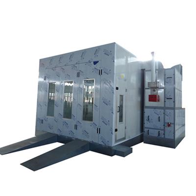 China High Quality Gas Heating Car Spray Paint Baking Booth For US Customers for sale