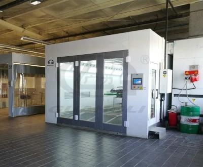 China white Automotive Car Spray Booth Versatile Modular Paint Booth 50um coating for sale