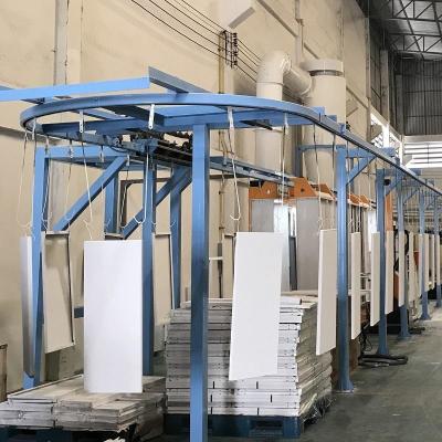 China Optimized Overhead Conveyor Paint Line Powder Coating Line For Medium Weight Products for sale