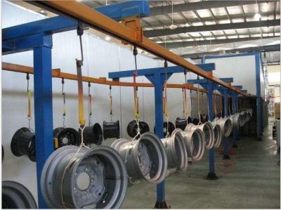 China 500kg Load Overhead Conveyor System Electric Heating Paint Line Conveyor For Diverse Dimensions for sale