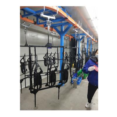 China Customizable Roller Industrial Coating Powder Coating System Line For Automobile Wheel Production for sale