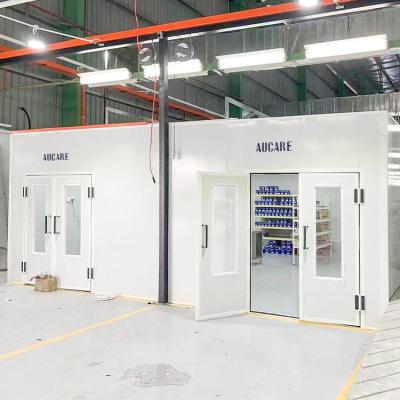 China Metalen schild brandwerend verfmengruimte Verfmengruimte Ventilatiesysteem Voor de bereiding Te koop