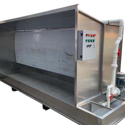 China High-Performance Water Curtain Cabinet for Spray Painting Facilities for sale