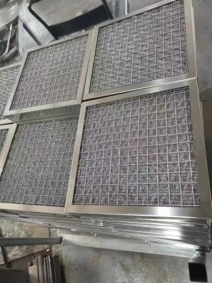 China Stainless Steel Oil Mist Filter Knitted Wire Mesh Industrial-Grade Air Purification for sale