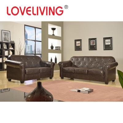 China Royal Chesterfield SOFA PU Leather Alibaba 3 Seater Sectional Sofa Furniture for sale