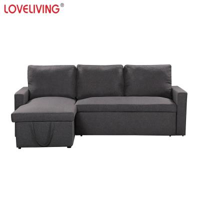 China Wooden Folding Living Room Corner Foldable Modern Sofa Cum Bed sofabed for sale