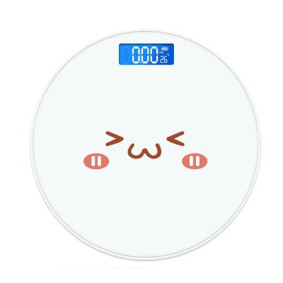 China Waterproof Multifunction Weight Round Measuring Weight Scales Electronic Food Digital Body Fat Scales for sale