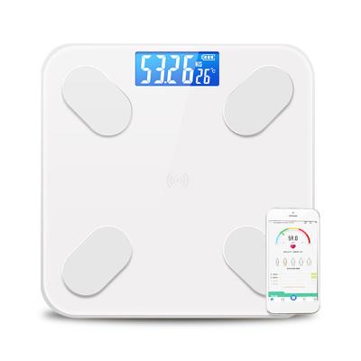 China Weight Health Personal Professional Glass Measuring Electric Smart Bathroom Weighing Digital Body Fat Scale for sale