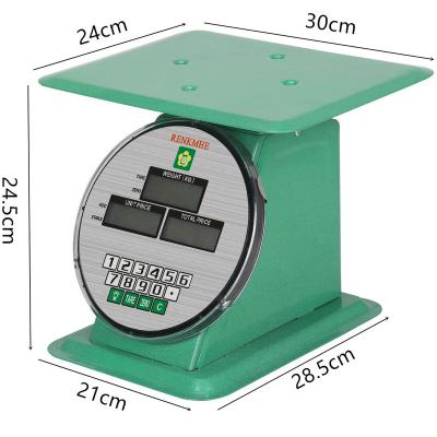 China With Electronic Dial Scale 40kg 50kg 60kg 100kg 150kg 200kg Digital Dial Scale Tray Proper Price Top Quality Scale for sale