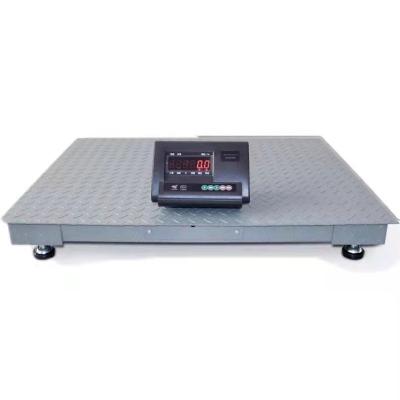 China Electronic Floor Scale Heavy Duty Carbon Steel Platform Scale Carbon Steel Industrial Weighing Scale for sale