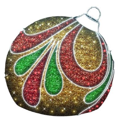 China Static Or Glitter Supplies Ramadan Christmas Ball Festive Light Led Rope Pattern Light for sale