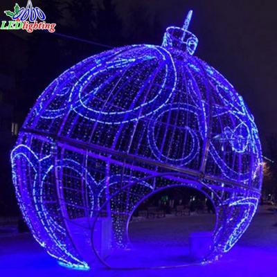 China 2021 Premium Quality Static or Flicker 3D String Light Decoration Foldable Light Round Ball Pattern Light for sale