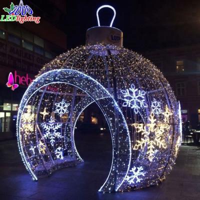 China IP65 3D Static Or Flicker Round Ball Pattern Light Place String Light Foldable Decoration Backup Light for sale