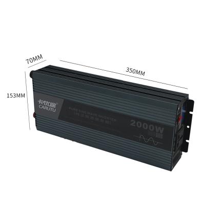 China Solar Power System Home DC Power Supply Item 24V 48V Item 24V 48V AC 110V 48V New 2000 Watt Pure Sine Wave Inverter 12V 220V LCD Display for sale