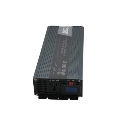 China Home 2000Watt 110V Pure Sine Wave Micro Inverter 12V 220V 2000W Solar Power System Home Microinverter Inversor for sale