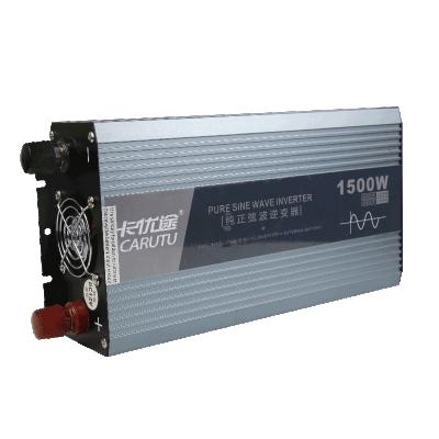 China Solar Inverter 12V 220V 1500W DC12V/24V/48V Pure Sine Wave To AC220V 50HZ Power Inverter Booster For Car Inverter Household DIY 280*154*70 for sale