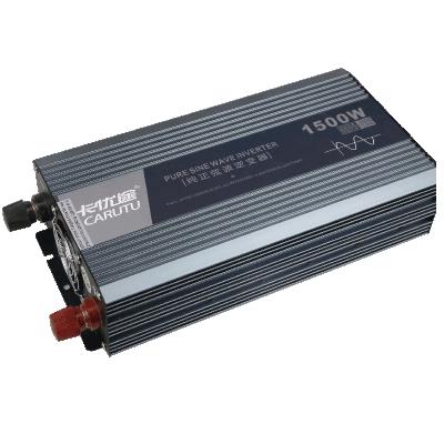 China Hot Selling Cheap Custom Soft Start DC Inverter 1500w AC Power 12 Volt To 120 Volt 1500 Watt 280*154*70 Pure Sine Wave Inverter for sale