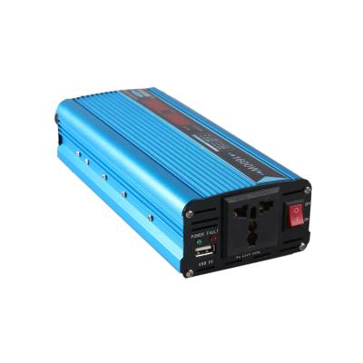 China portable car power inverter 800/1600w dc12 to ac 110/220v converter 1600w 12v 220*98*55 for sale