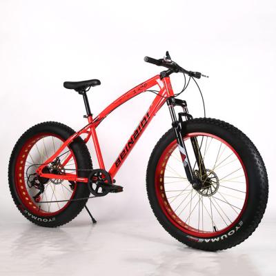 China Popular Mountain Bicycle Wholesale Price OEM New Fat 26 Inch Big Tire Design Steel Bike With Snow Mountain Bike Setup For Mountain Sport Cycling For Men for sale