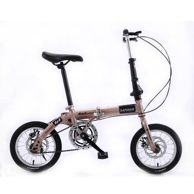 China ZR Popular Hot Selling Wholesale Disc Brake Aluminum Folding Bike 20 Inch Portable City Bike for sale