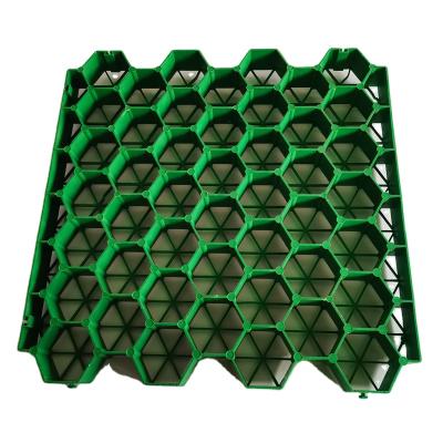 China Contemporary High Compression Honeycomb Parking Grid HDPE Plastic Plastic Grass Grating For Parking Lots for sale