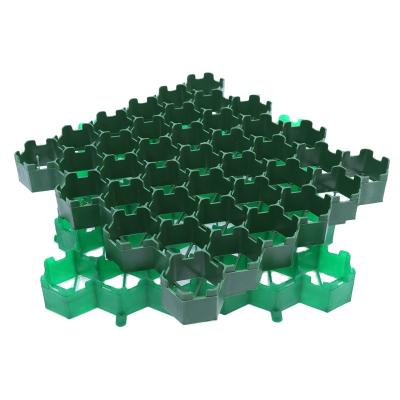 China Contemporary 4cm Gravel Paving Paver Grass Grid Pavers HDPE Plastic Grass Grid Pavers Grass Plastic Grid for sale