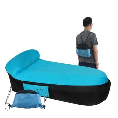 China Just Fill The Air Factory Adult Size Sleeping Bag Sofa Lazy Air Bed for sale