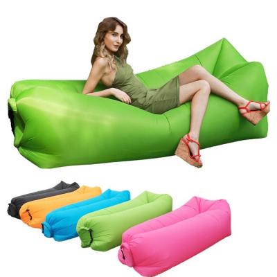 China Hybrid Type Outdoor Inflatable Air Sofa Hammock Lazy Bag Sofa for sale