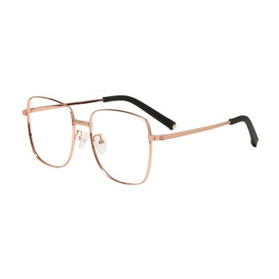 China Myopia Optical Sight Glass Anti Big Myopia Optical Frame Glass Frame Light Blue Thin Frame for sale