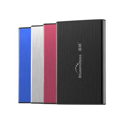 China Windows SE/ME/2000/XP/Vista/Windows7/8/10 and MAC USB 2.0 IOS HDD Aluminum Case to 2.5 SATA HDD Case USB External Hard Drive Enclosure for sale