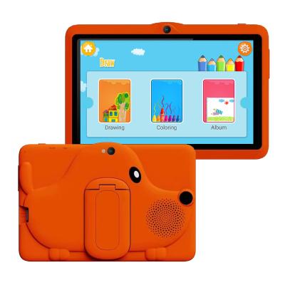 China Drop Resistance Low Price Kids Tablet PC 7 Inch Learning Kids Tablet PC With Doubles Support Android OS 1+16GB Customizable Educational Tablets for sale